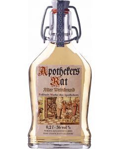 Apothekers Rat Alter Weinbrand 36% (0,2l)